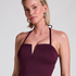 Bañador bandeau de neopreno, Morado