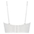 Sujetador longline con aros sin tirantes Jamie, Blanco