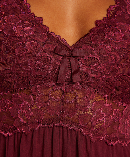 Vestido lencero Nora Lace, Morado