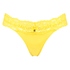 Tanga de corte ultrabajo Rose, Amarillo