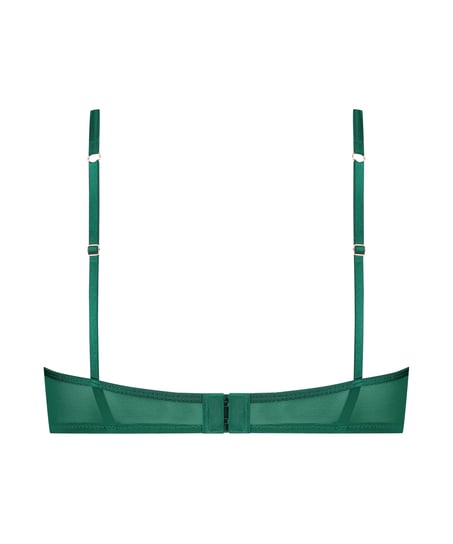 Sujetador longline con aros preformado de media copa Iggy, Verde