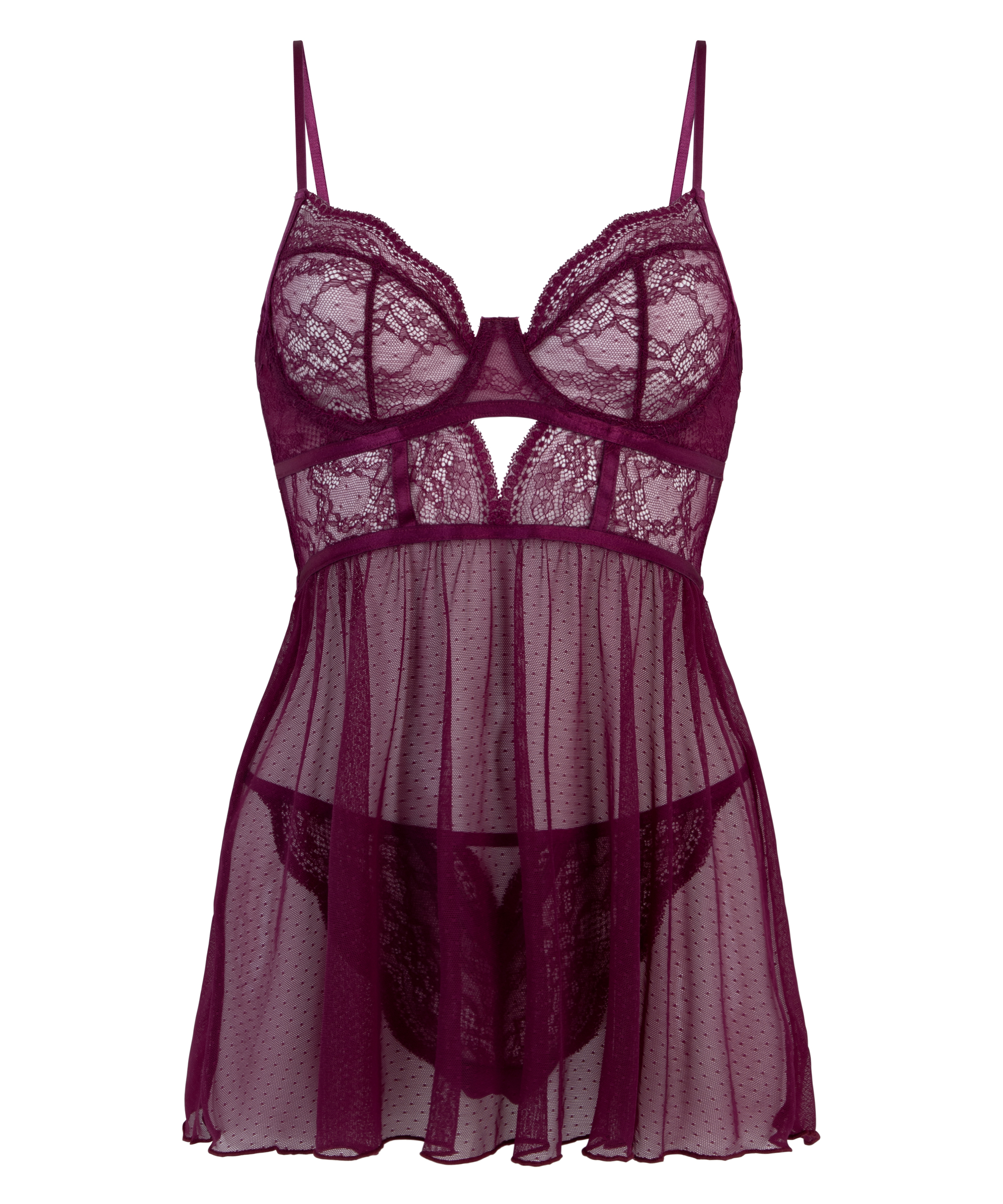 Babydoll Isabelle, Morado, main