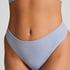 Tanga de tiro alto Dianne, Azul