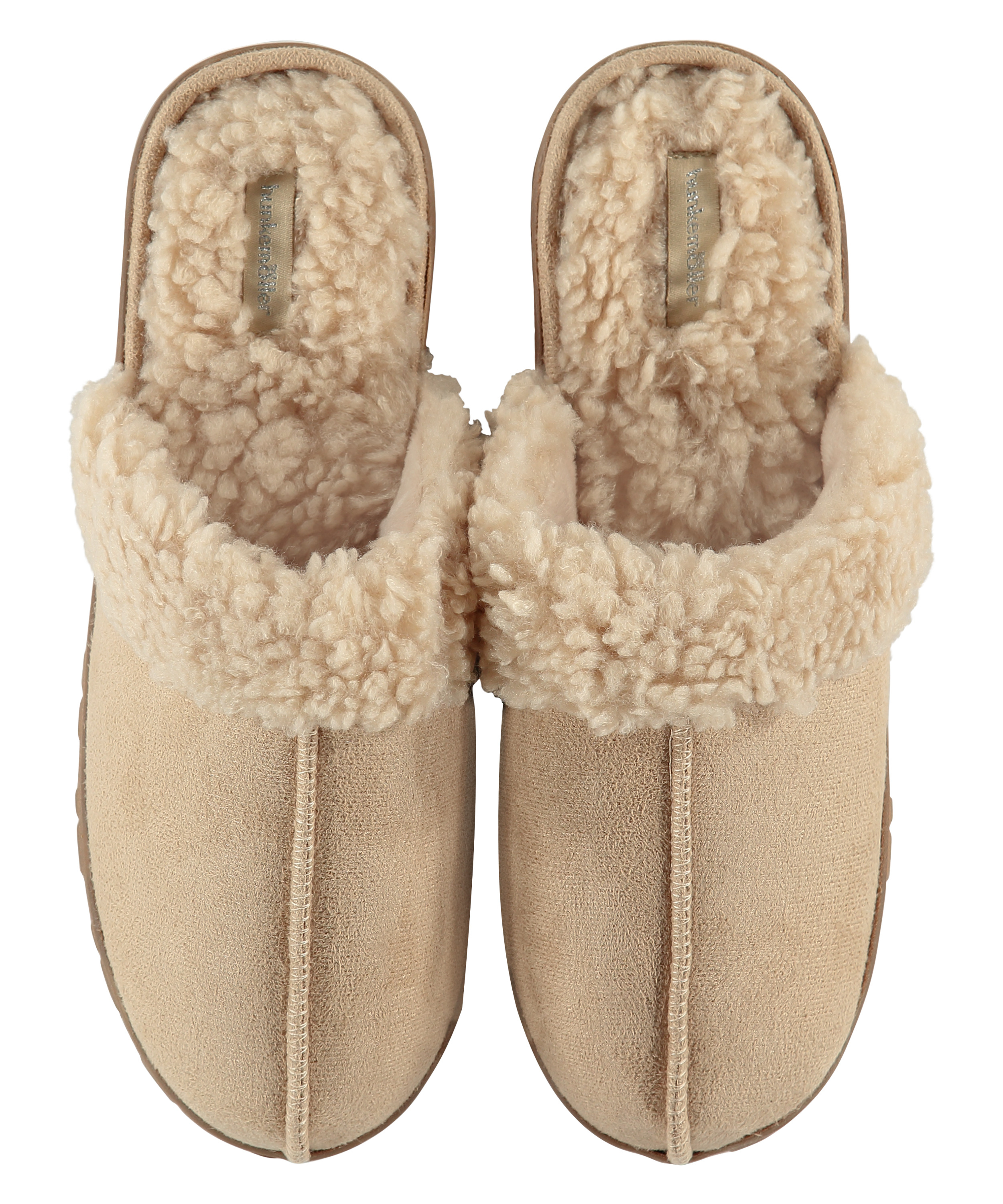 Pantuflas Reya, Beige, main