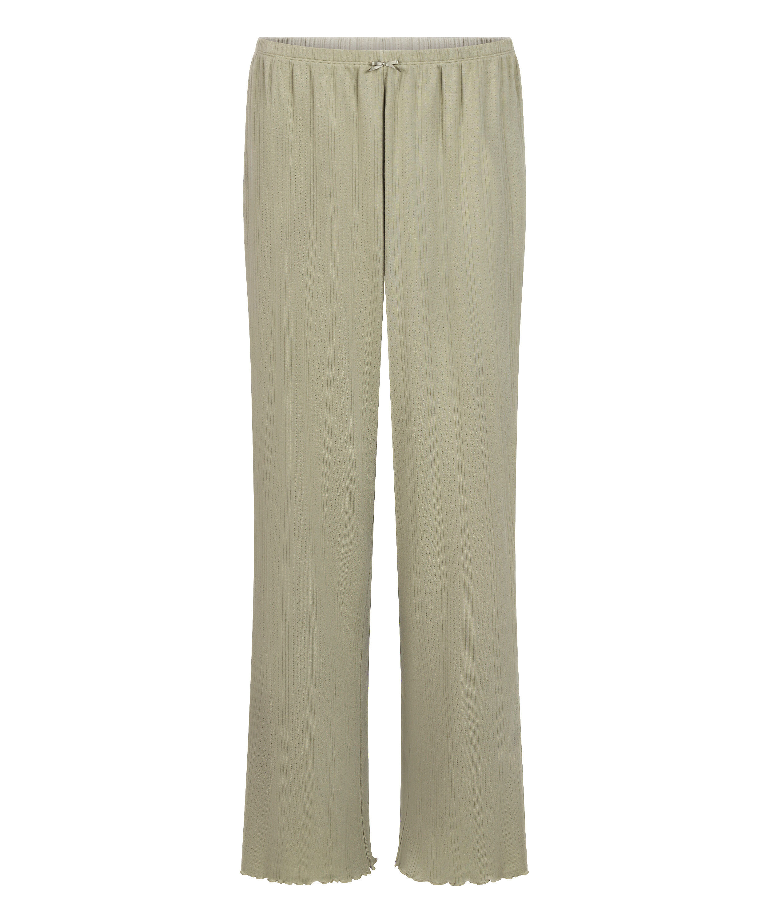 Pyjama Pant Loose Pointelle, Verde