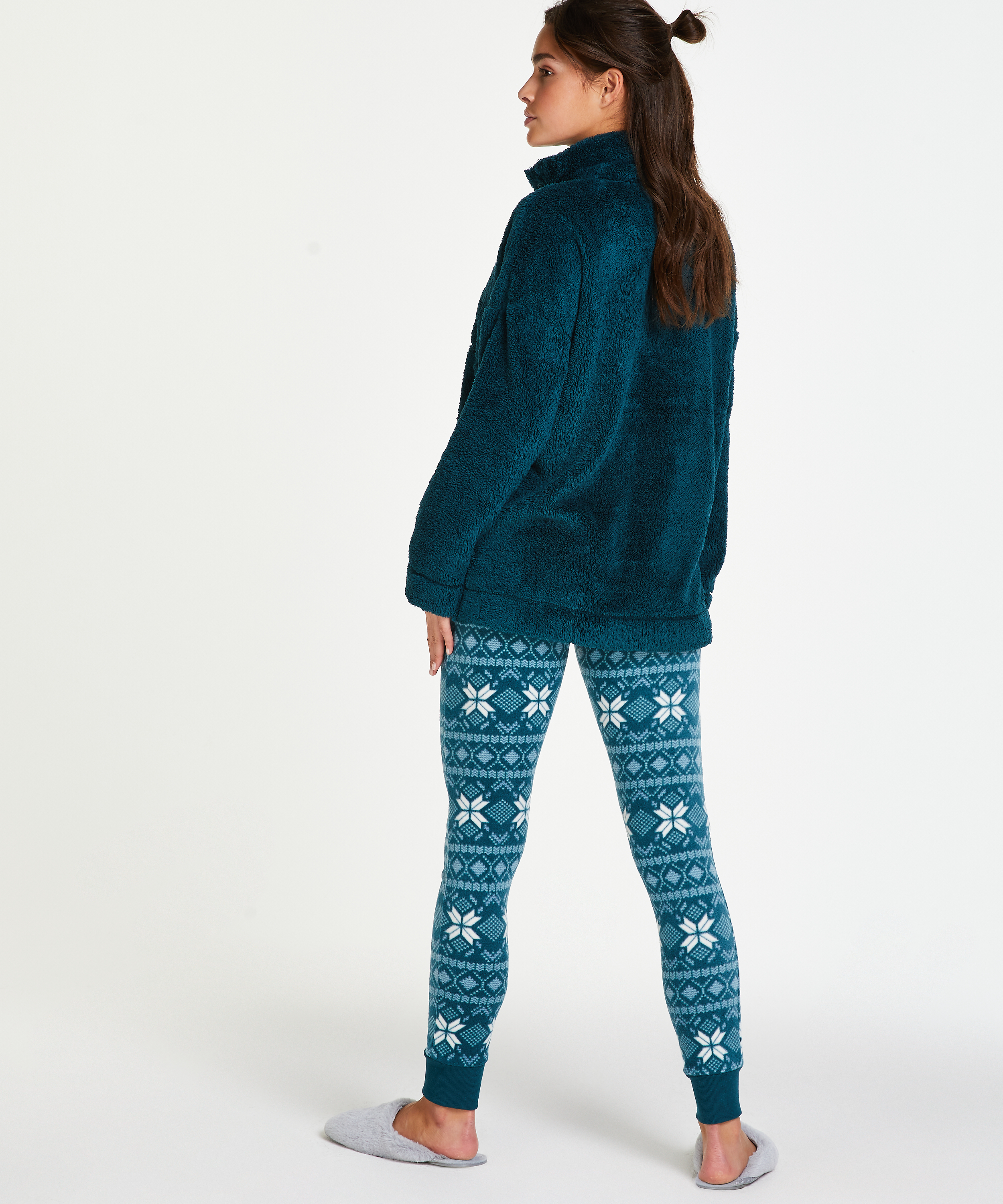 C&aacute;rdigan Snuggle Fleece, Azul, main