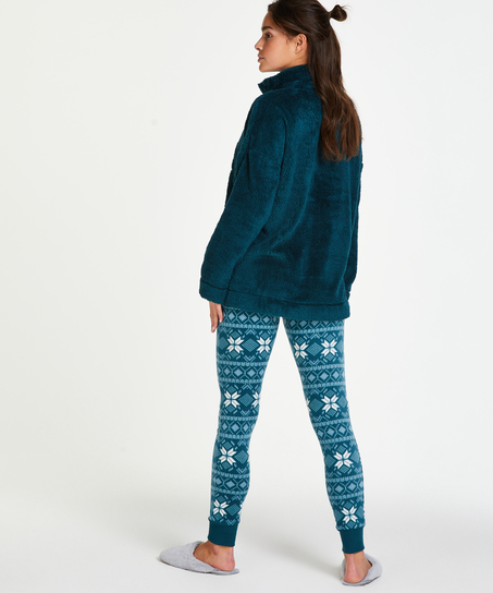 C&aacute;rdigan Snuggle Fleece, Azul