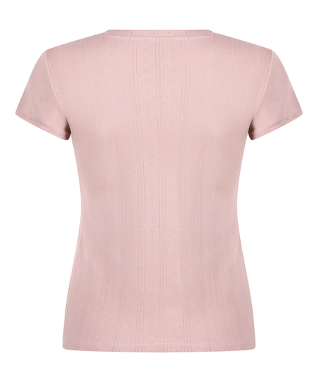 Short en pointelle, Rosa