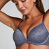 Sujetador de aros push-up acolchado Lea, Gris