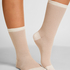 Calcetines de modal, Beige