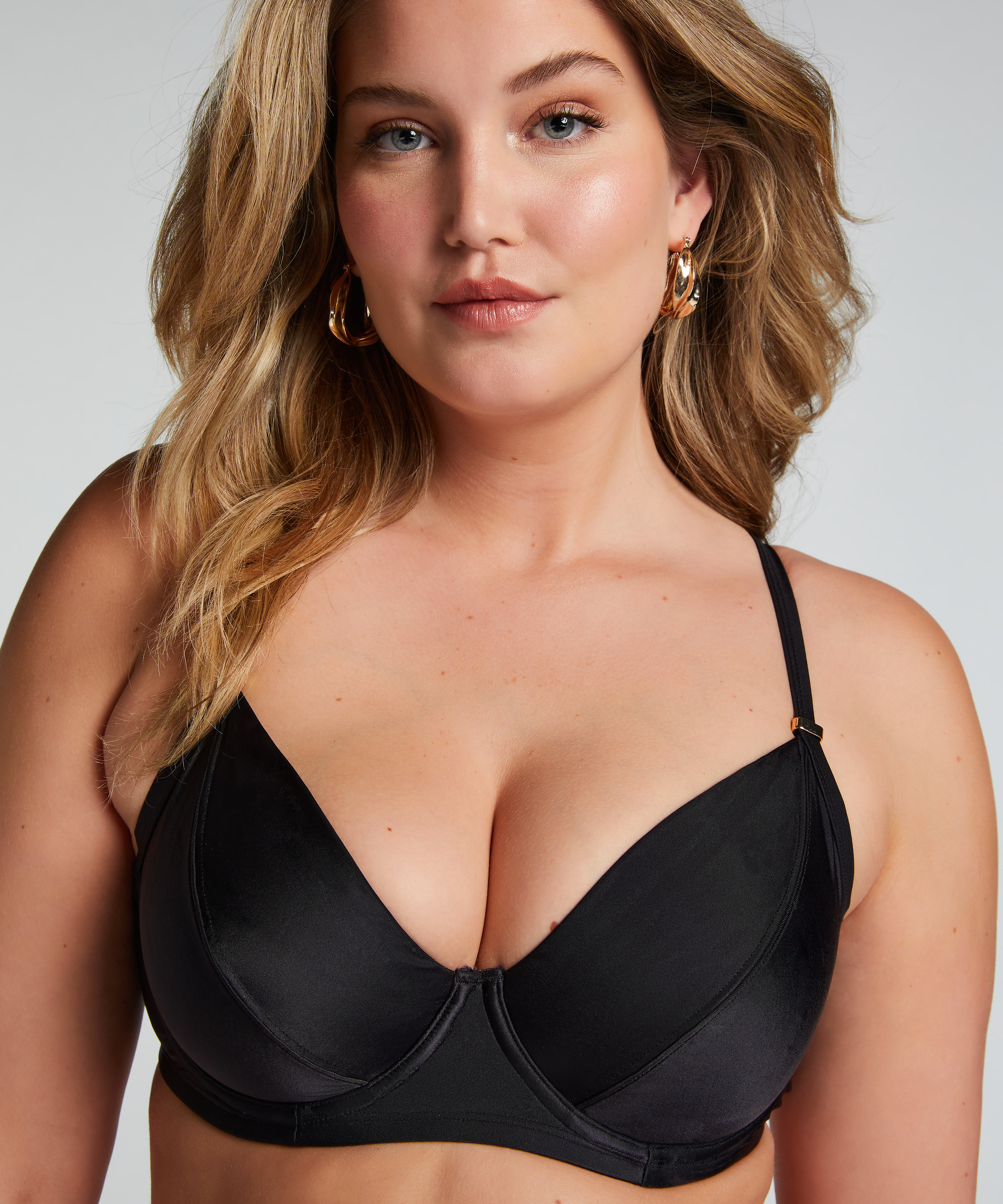 Top de bikini Luxe, Negro, main