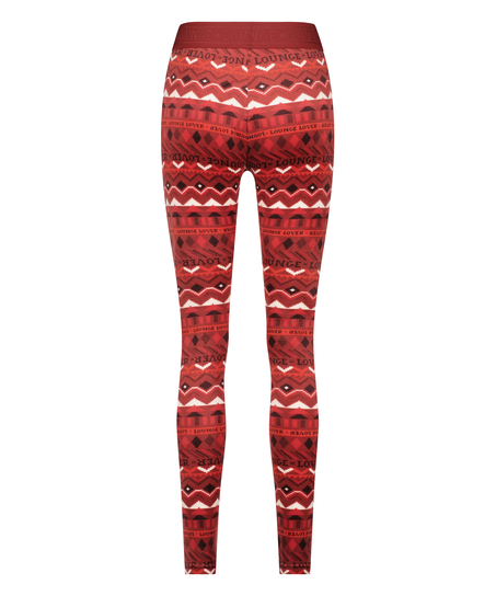 Leggings de terciopelo, Rojo