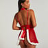 Falda sexi de Mamá Noel, Rojo