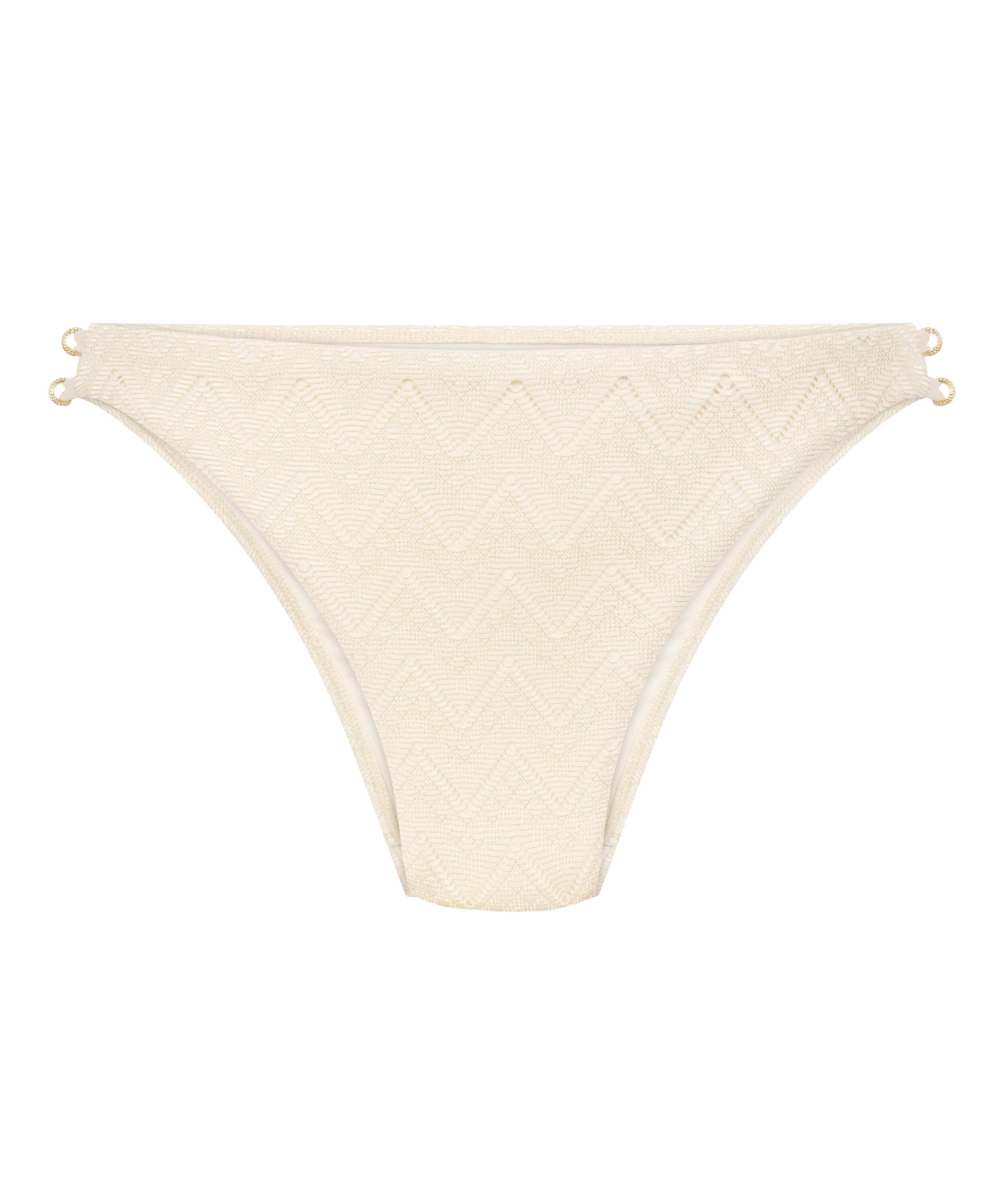 Braguita de Bikini Crochet, Blanco