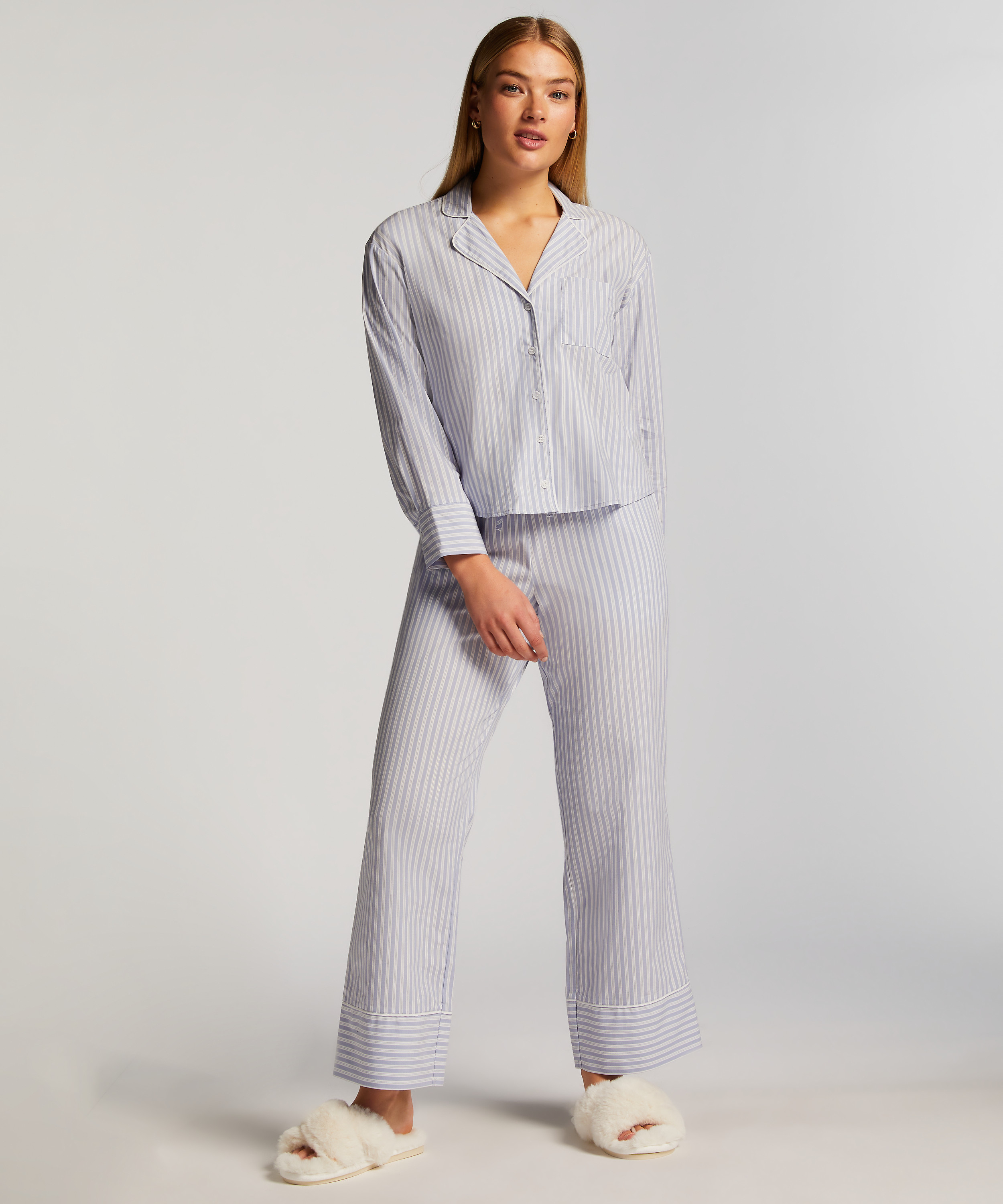 Pantalón de pijama Stripy, Azul, main