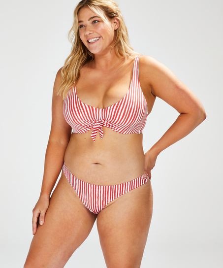 Top de bikini de aros no preformado Julia, Rojo