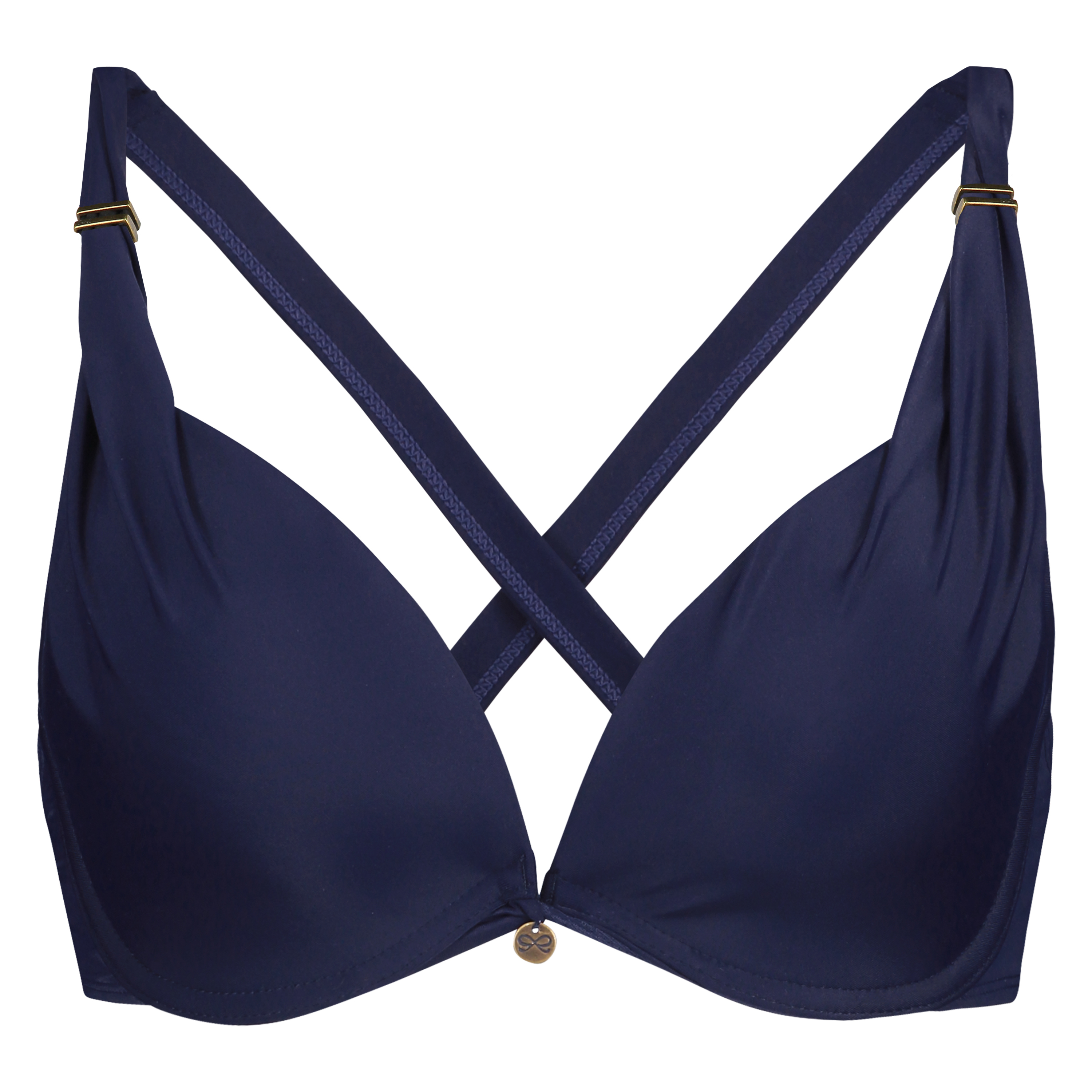 Top de bikini con aros preformado Sunset Dreams Copa E +, Azul, main