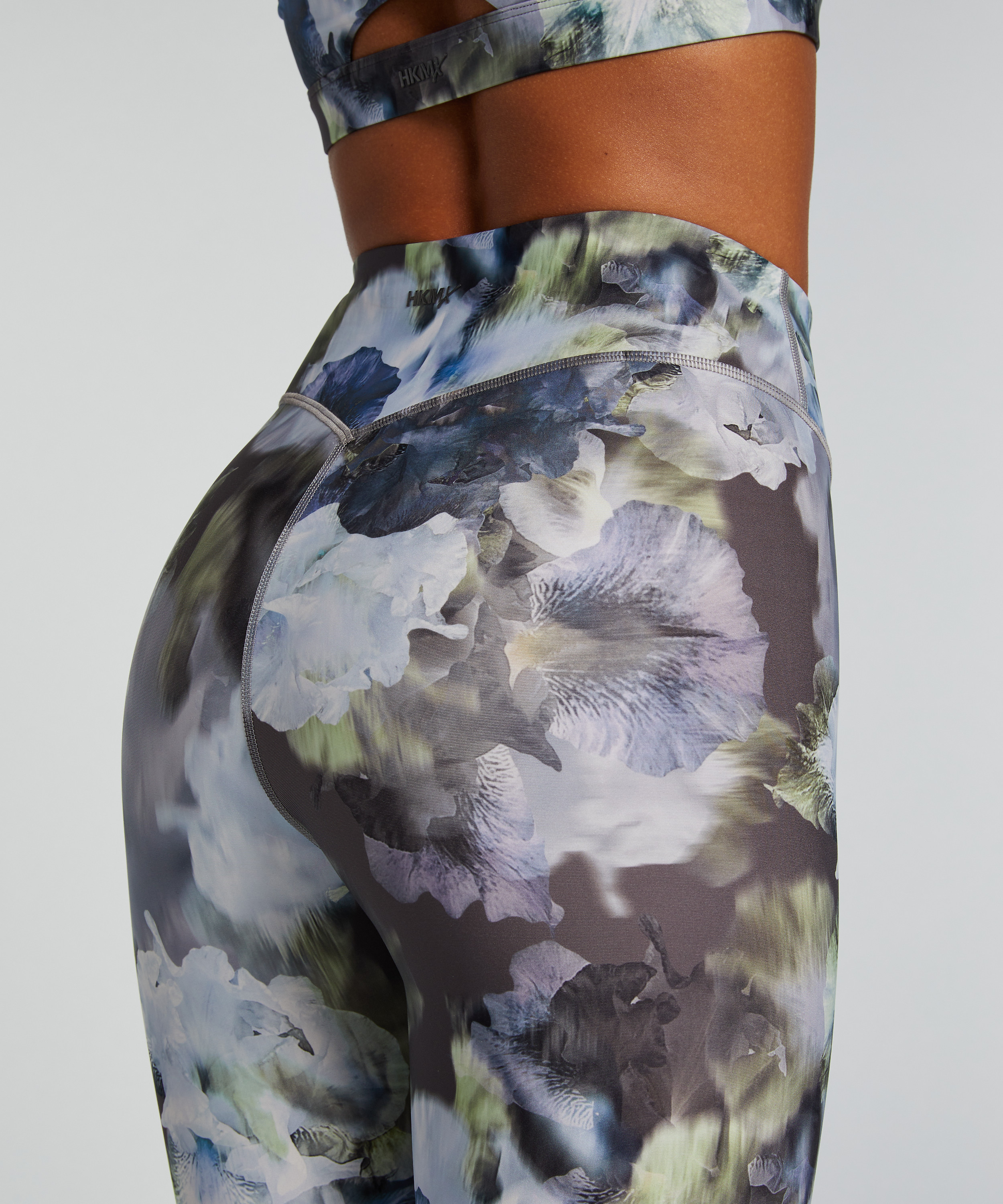 HKMX Leggings de talle alto, Gris, main