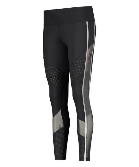 Leggings de deporte HKMX Regular Waist, Negro