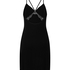 Vestido lencero Jersey, Negro