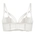 Sujetador Longline Kristina con Aros Sin Relleno, Blanco