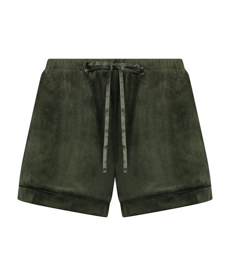 Pantalón corto de terciopelo, Verde