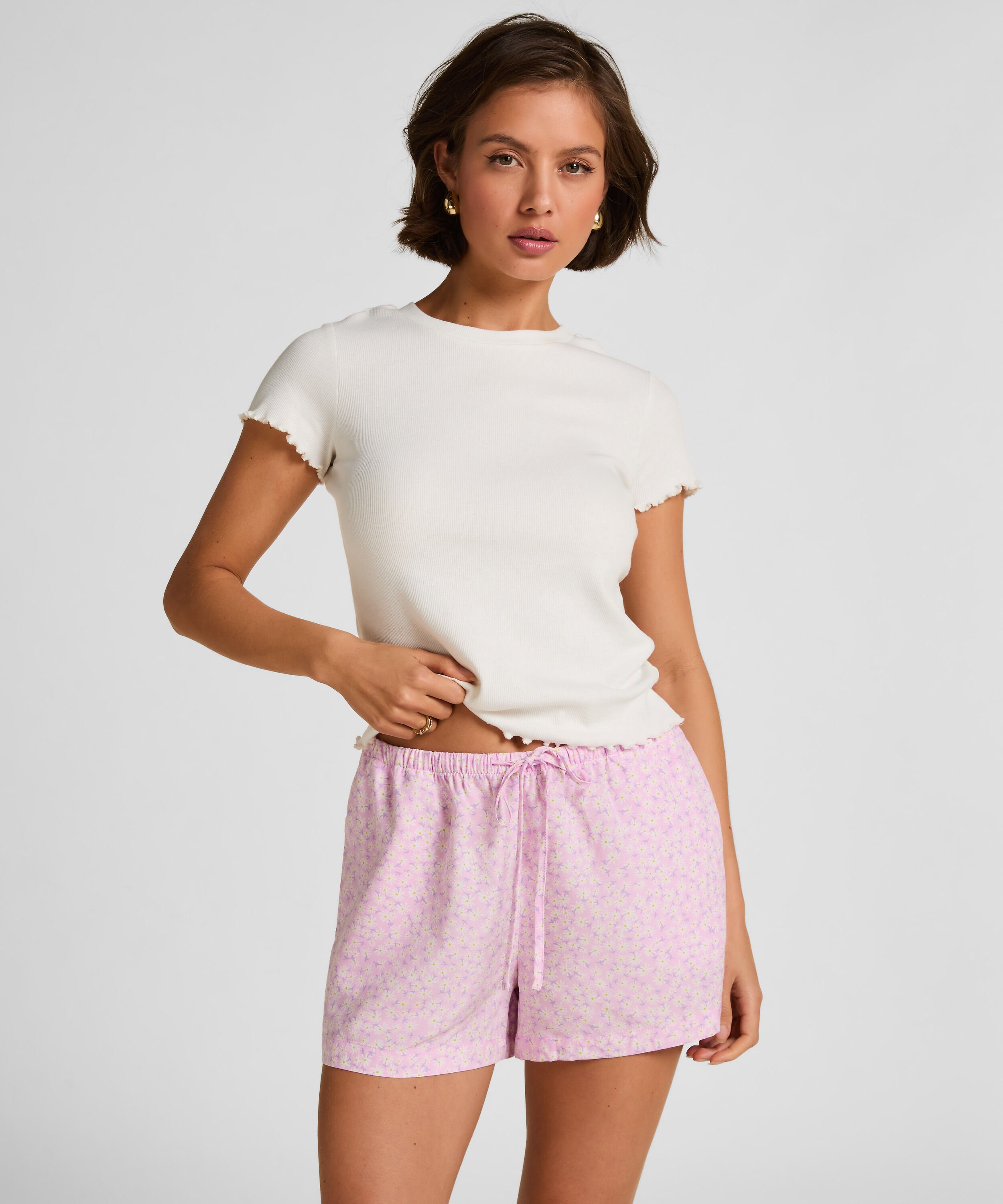 Short de Pijama, Rosa Short de Pijama, Rosa