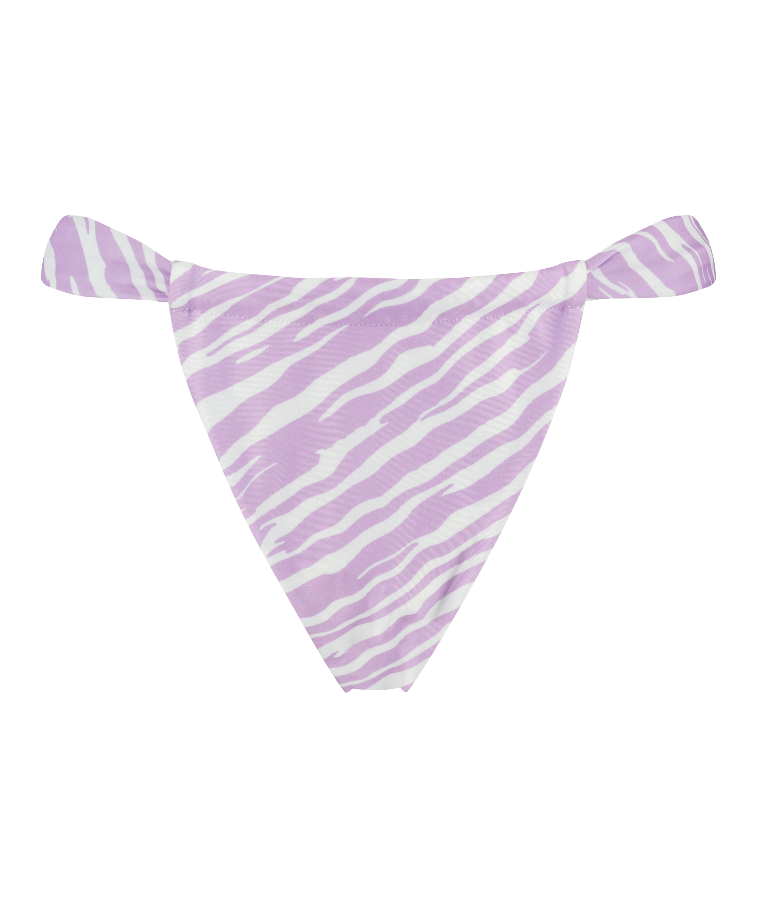 Braguita de bikini de corte alto Zebra, Morado, main