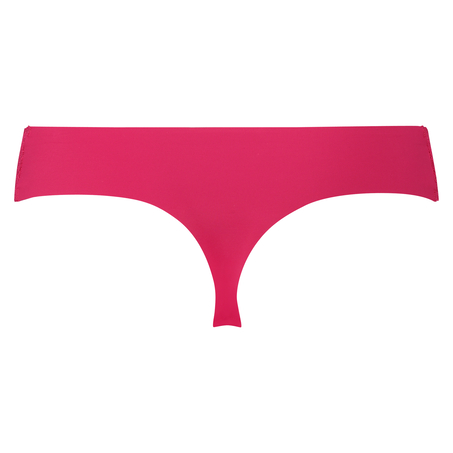 Tanga invisible de encaje, Rosa
