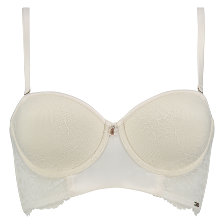 Sujetador de aros preformado Rose longline, Blanco