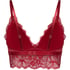 Bralette triangular Marianna, Rojo