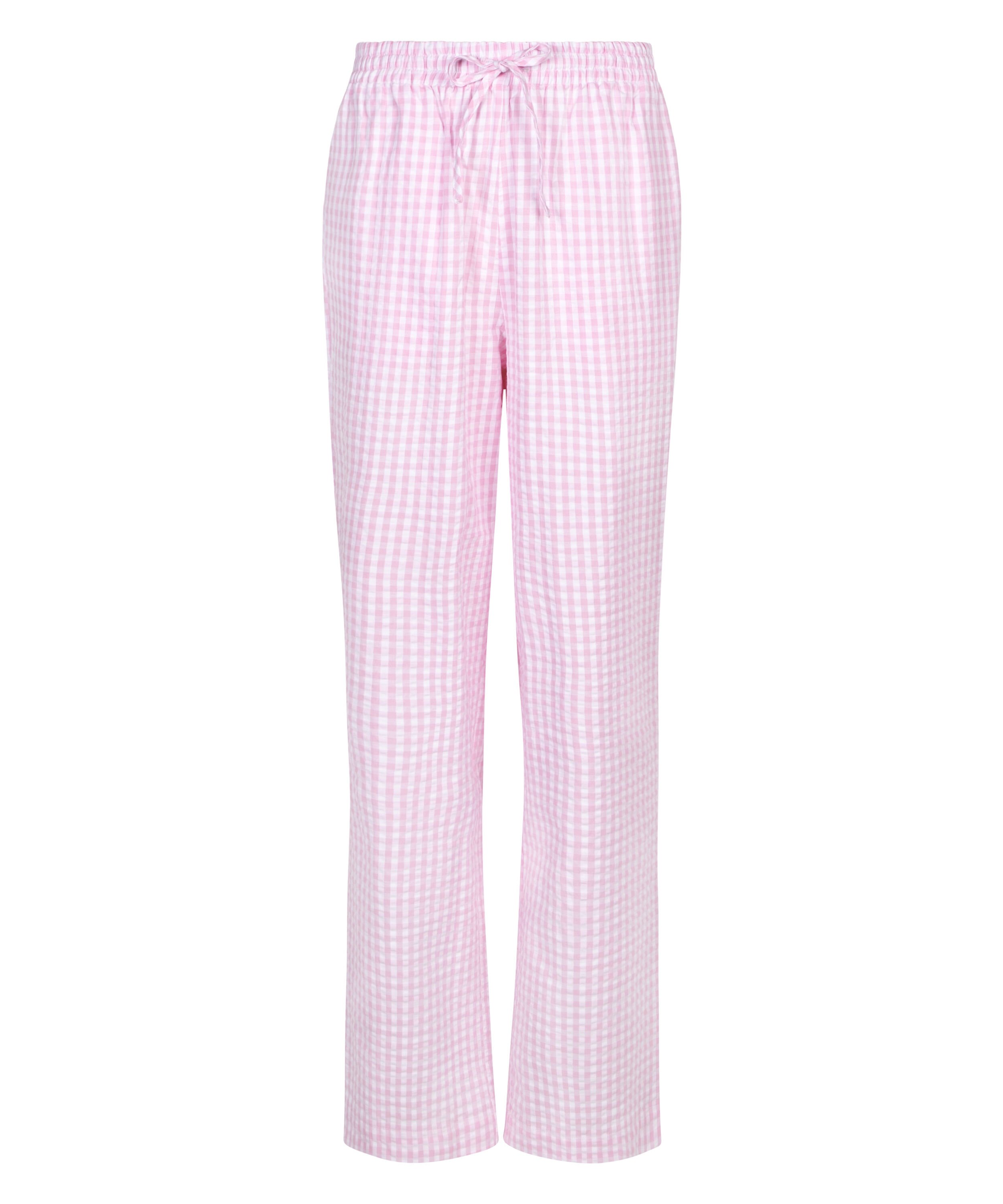 Pantal&oacute;n de pijama de algod&oacute;n, Rosa
