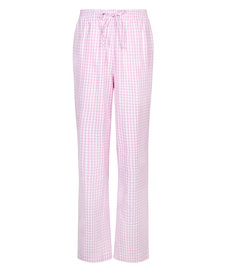 Pantal&oacute;n de pijama de algod&oacute;n, Rosa