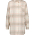 Camis&oacute;n boyfriend Check, Beige