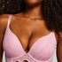 Sujetador longline push-up con aros preformado Lidia, Rosa