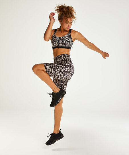 HKMX Sujetador deportivo The Pro Level 3, Gris