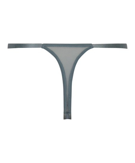 Tanga de tiro alto Corby, Azul