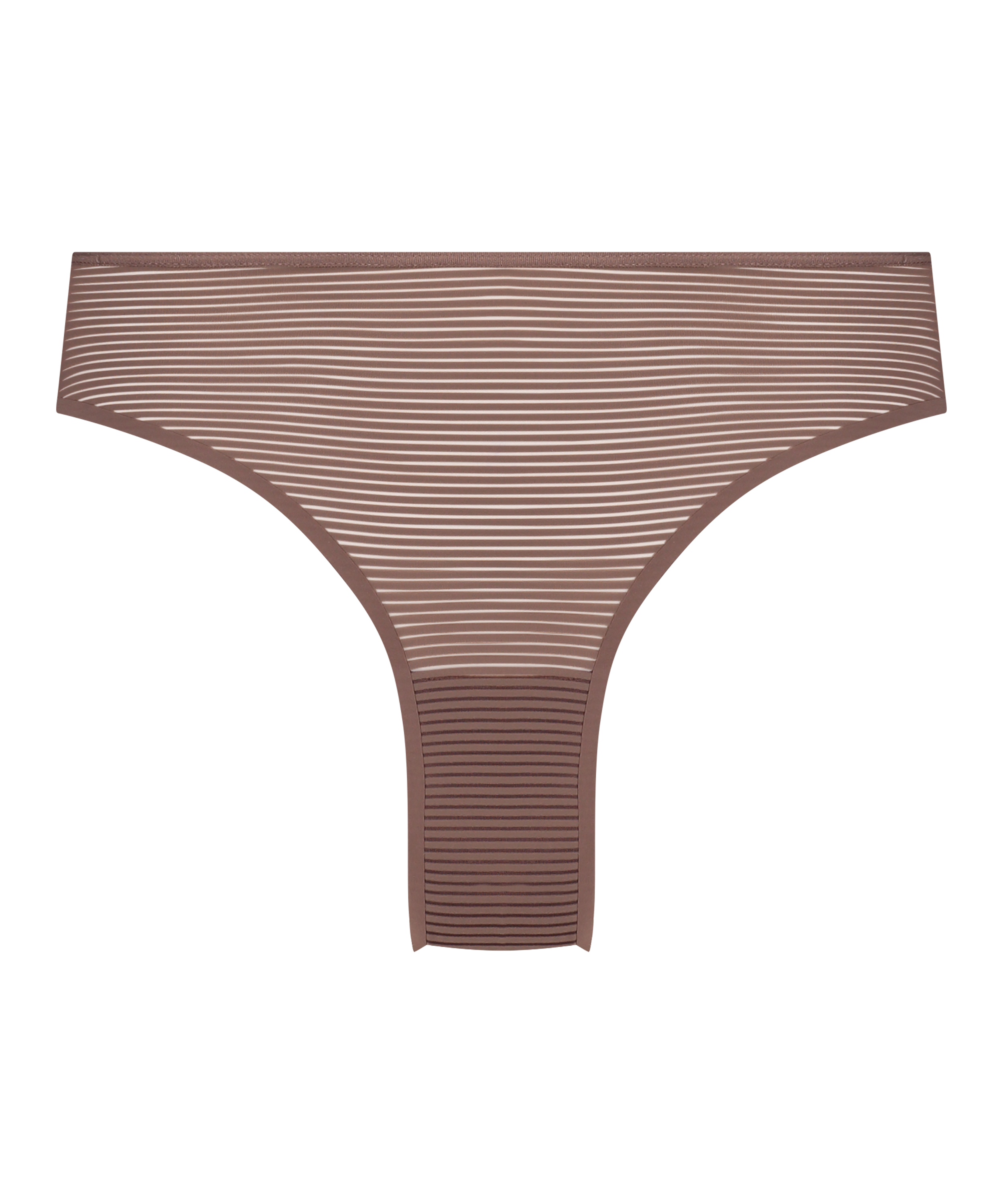 Brasileña Invisible Stripe mesh, marrón, main