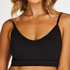 ﻿Bralette con tirantes, Negro