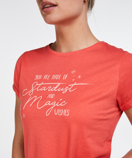 Conjunto de pijama corto, Rojo