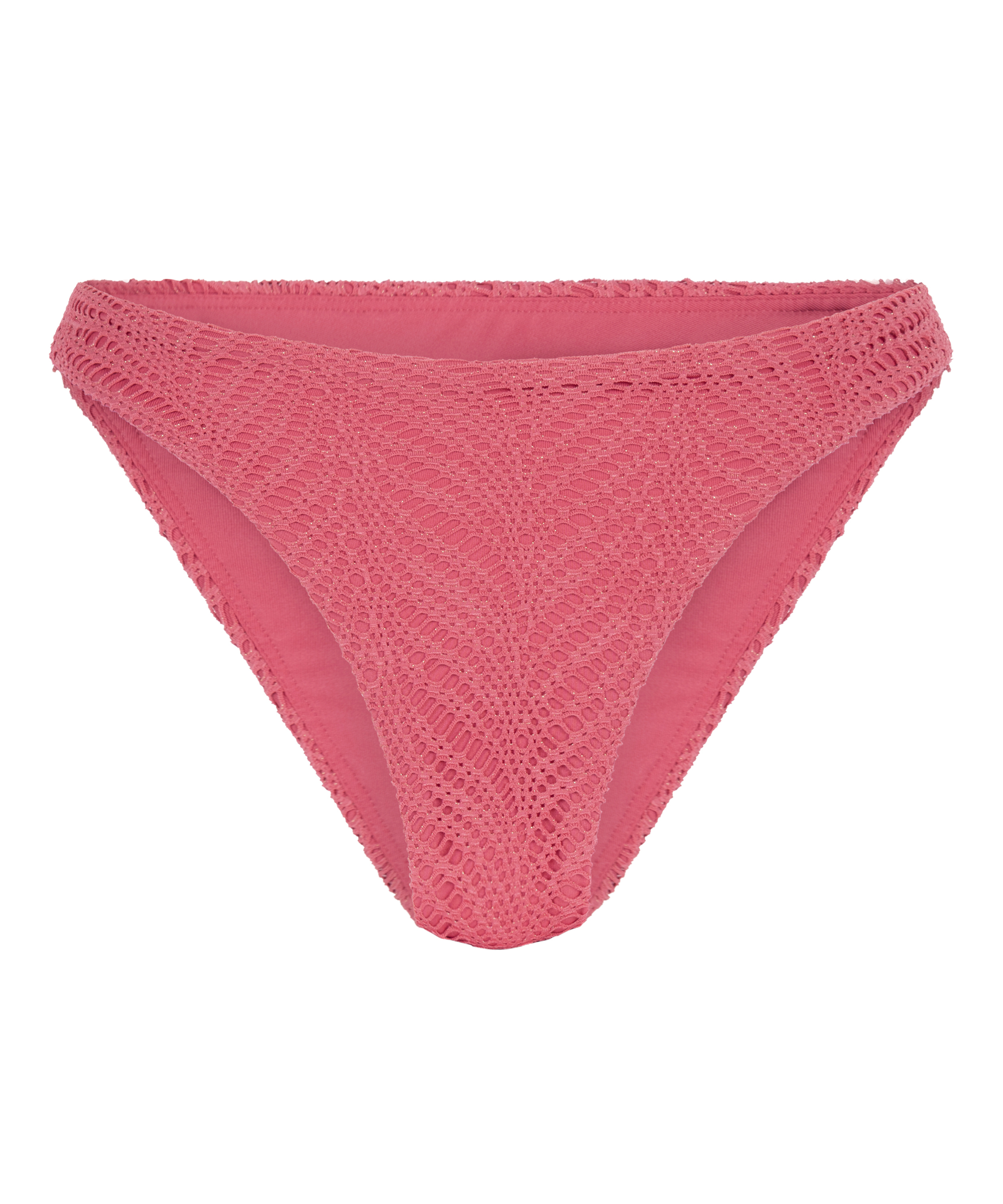 Braguita de bikini de tiro alto Lanai, Rosa, main