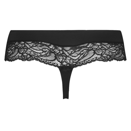 Tanga bóxer Sophie, Negro