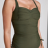 Tankini moldeador Luna, Verde