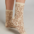Calcetines Fluffy, Beige