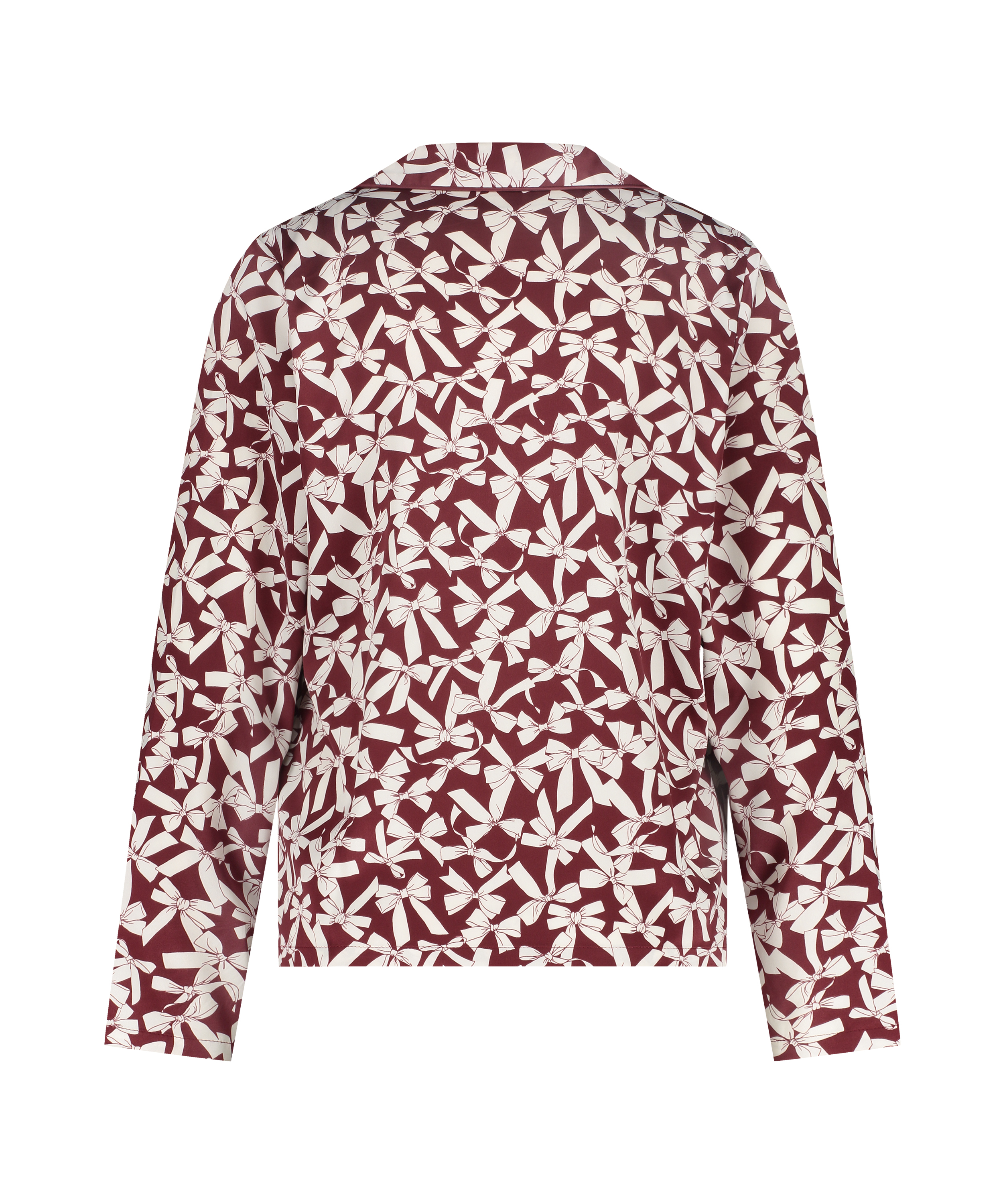 Chaqueta de manga larga y sat&eacute;n, Rojo, main