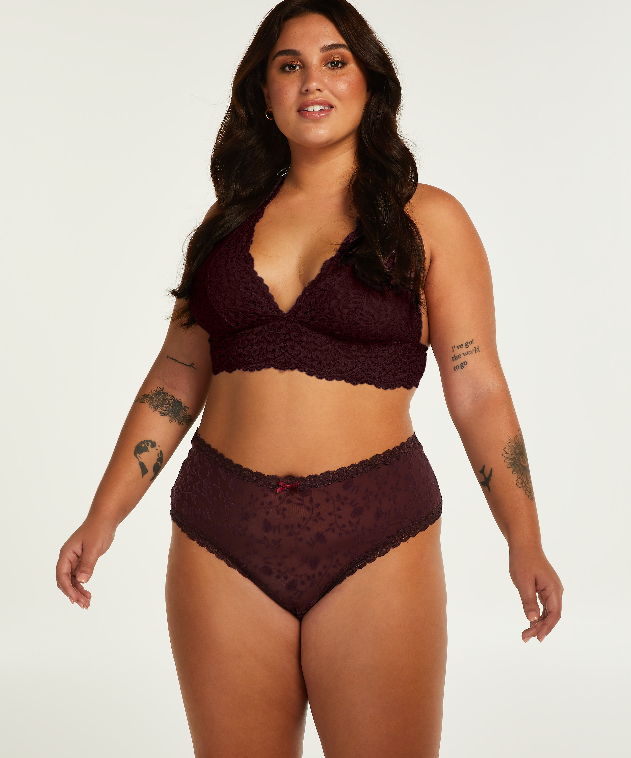 Brasileña en forma de V Curvy, Rojo, main