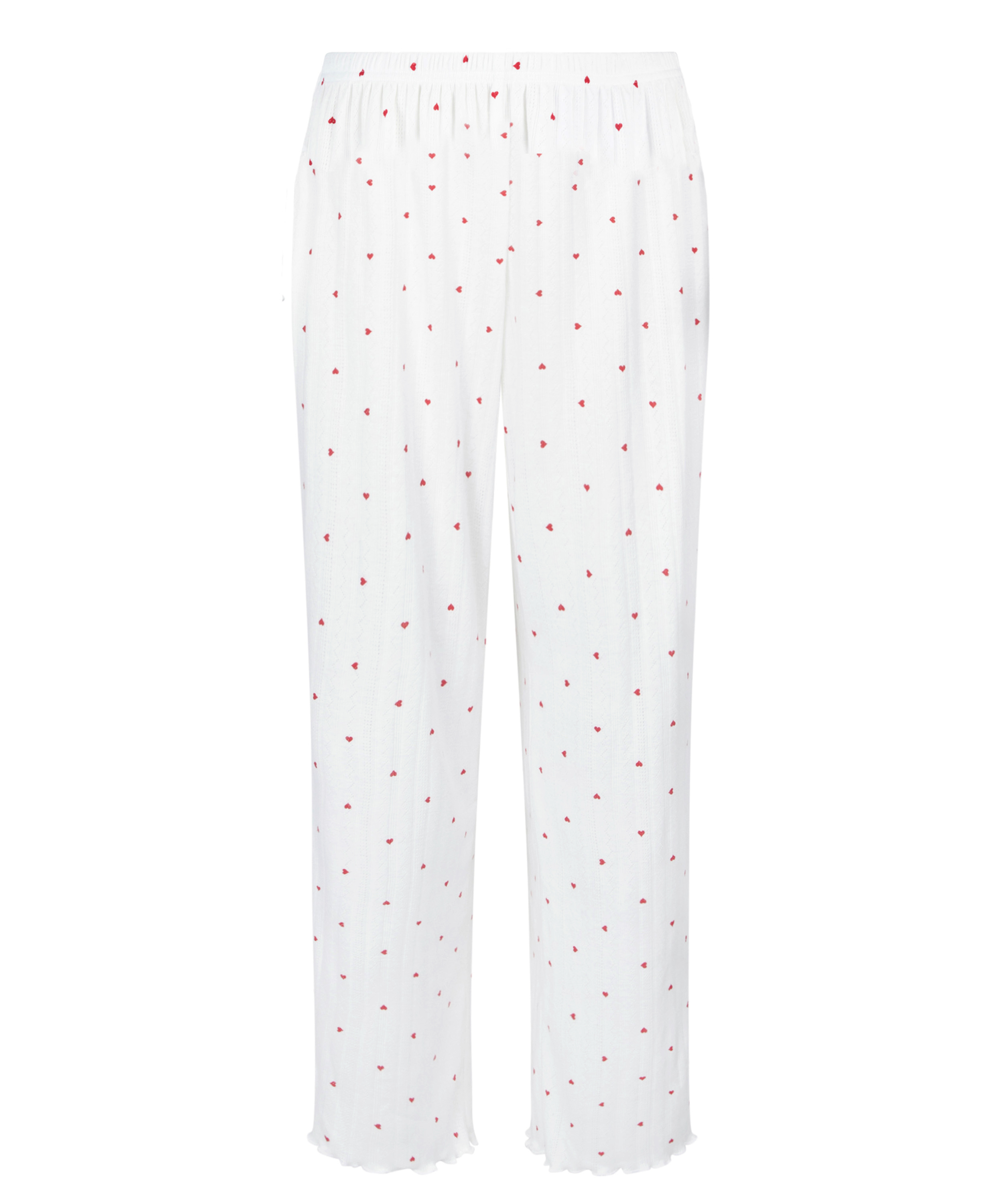 Pantal&oacute;n de pijama Pointelle, Blanco, main