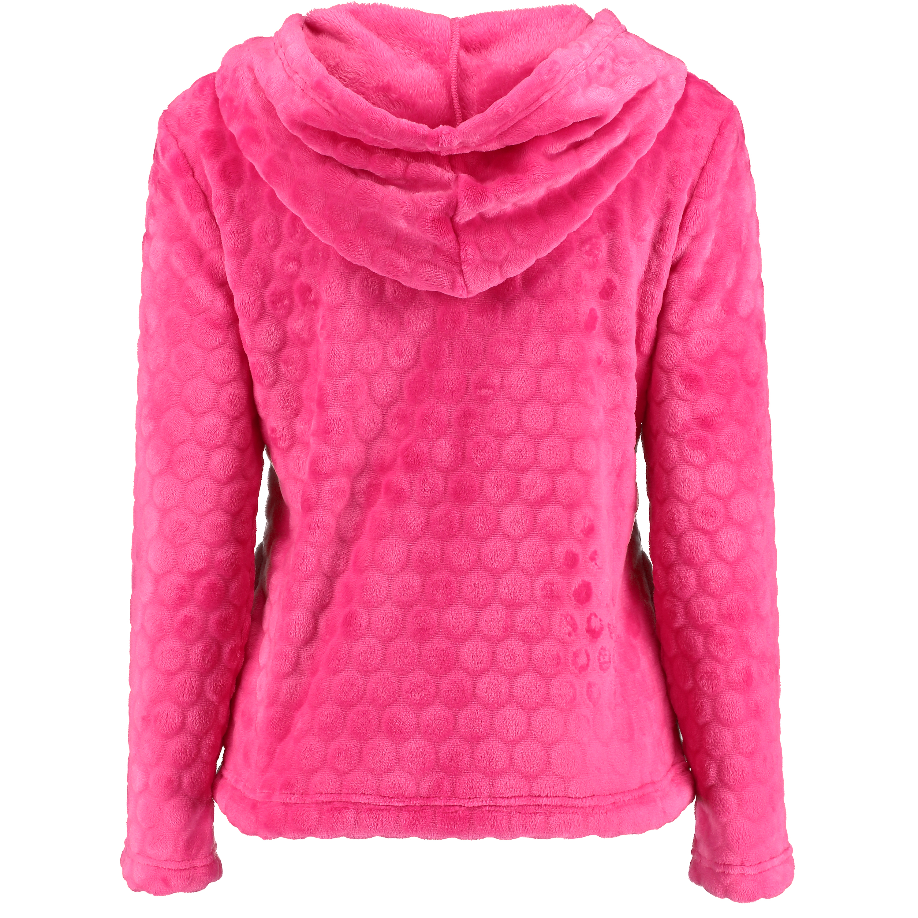 Jacket Bunny cardigown fleece, Rosa, main