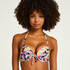 Top de bikini preformado y push-up Hawaii, Blanco