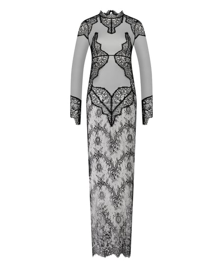 Vestido combinaci&oacute;n Melisande, Negro